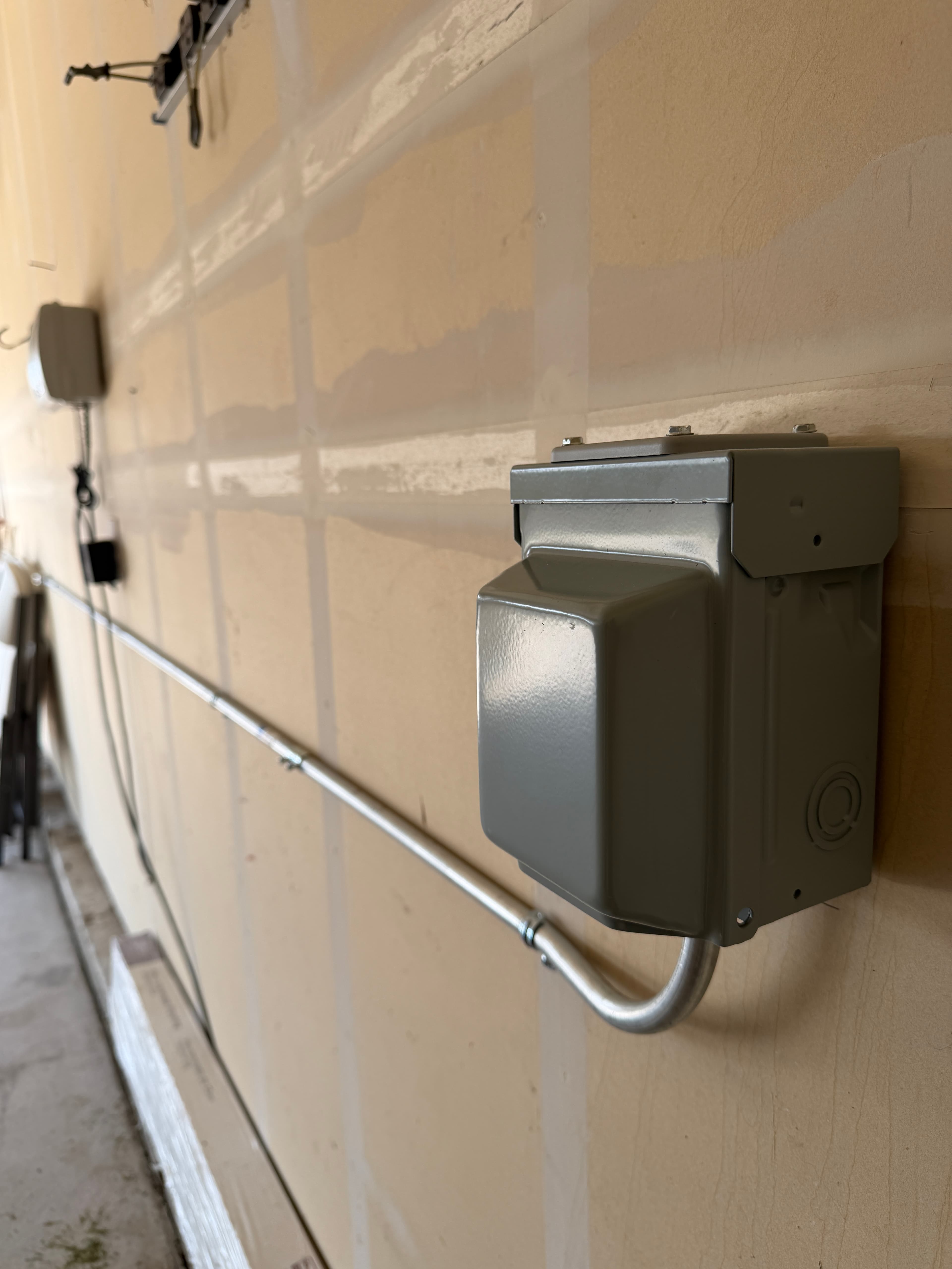 NEMA 14-50R receptacle installation for Toyota plug-in hybrid home charging in Spanish Springs, Nevada