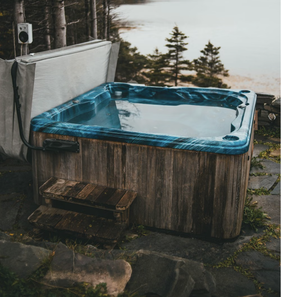 Backyard hot tub electrical installation in Reno, Nevada